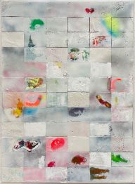 Mosaik von Fahar Al Salih, das Bild ist rechteckig, helle Farben, Kunst mieten, Kunst kaufen